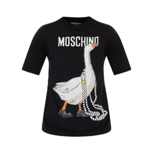 Moschino Goose Knitted T-Shirt