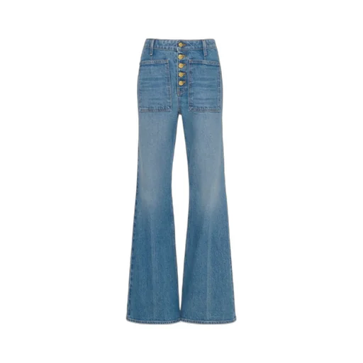 Button-Up Pocket Jeans