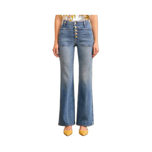 Button-Up Pocket Jeans