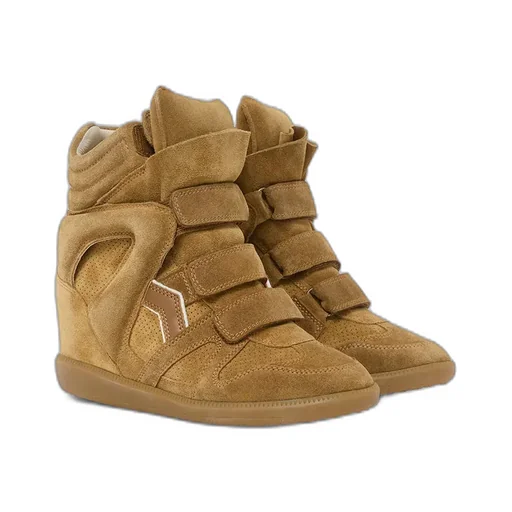 Isabel Marant Bekett Touch Strap High-Top Sneakers