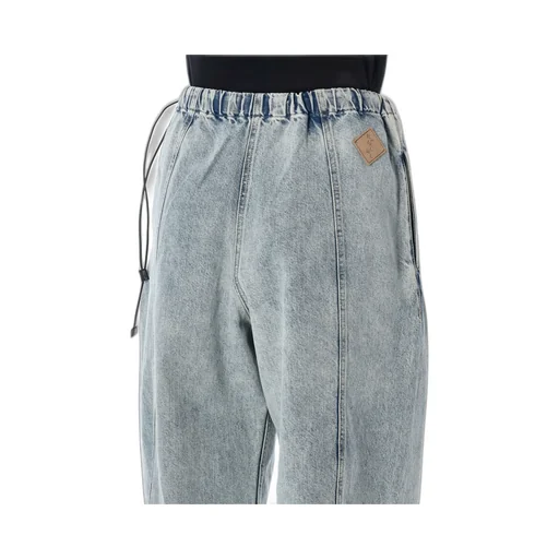Haikure Angel Elastic Waist Wide-Leg Jeans