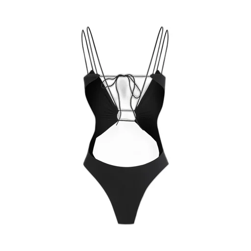 AmazuÌN Kendall Cut-Out One-Piece Beachwear