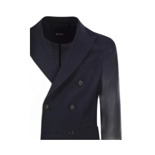 Boss Hugo Boss Double-Breasted Long-Sleeved Jacket