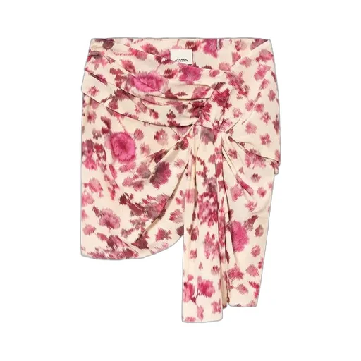 Isabel Marant Ovia Drape Detailed Mini Skirt