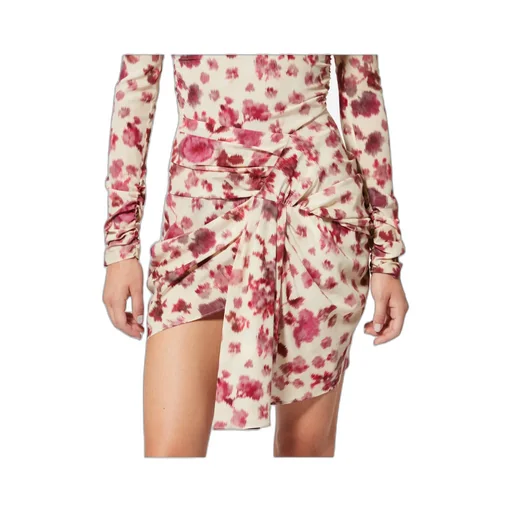 Isabel Marant Ovia Drape Detailed Mini Skirt