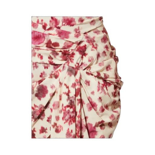 Isabel Marant Ovia Drape Detailed Mini Skirt