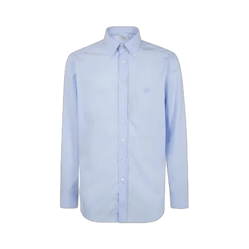 Buttoned Embroidered-Logo Shirt