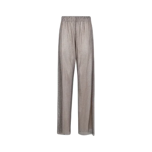 Alberta Ferretti Wide-Leg Embellished Net Trousers