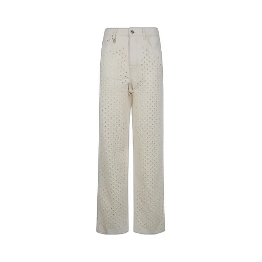 Amiri Boucle Denim Straight Jeans