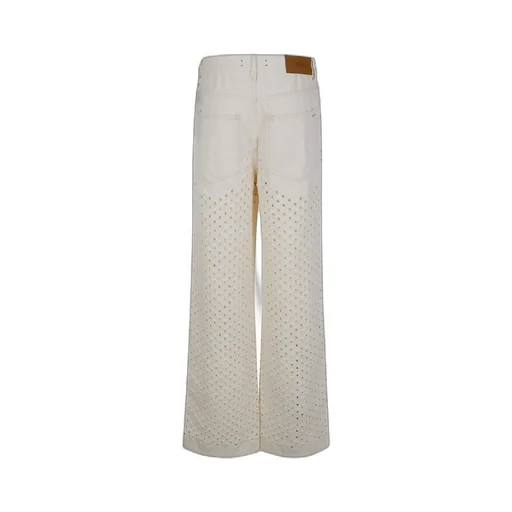 Amiri Boucle Denim Straight Jeans