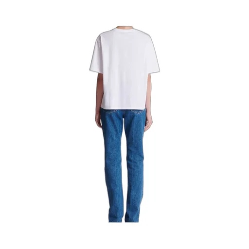 Balmain Logo Brush Print Boxy T-Shirt