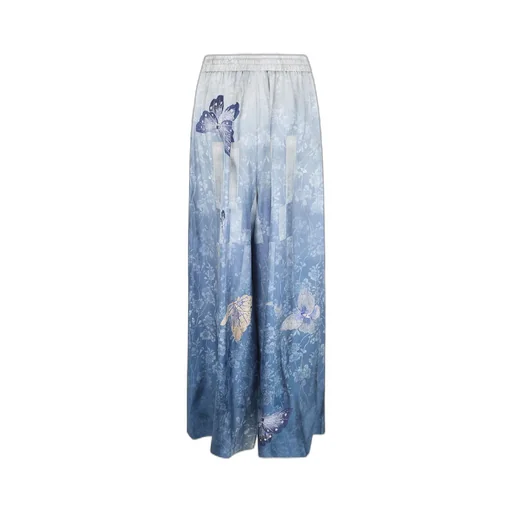 Patterned Casual Pants