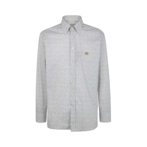 Paisley-Pattern Embroidered Shirt