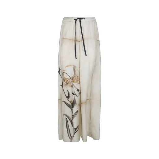Patterned Casual Pants