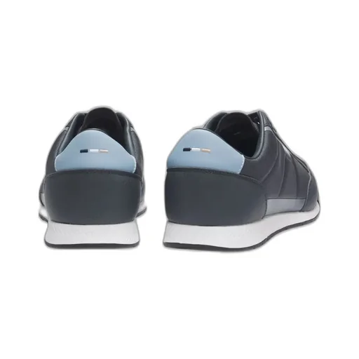 Nitan_Lowp_Txthem Sneakers Navy