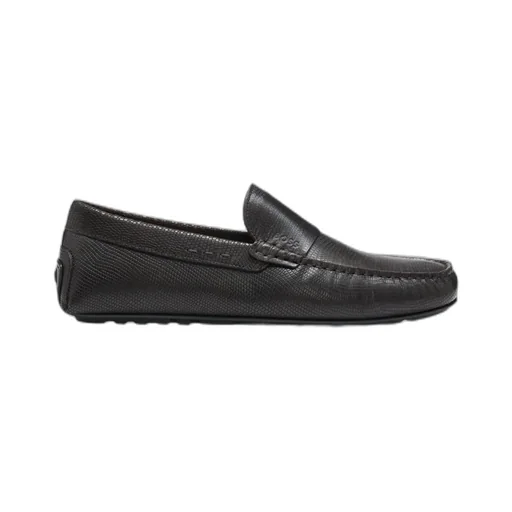 Printed-Leather Loafers