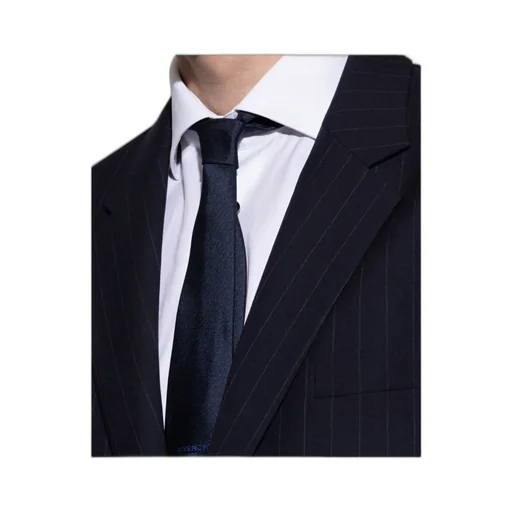 Givenchy Logo Embroidered Tie