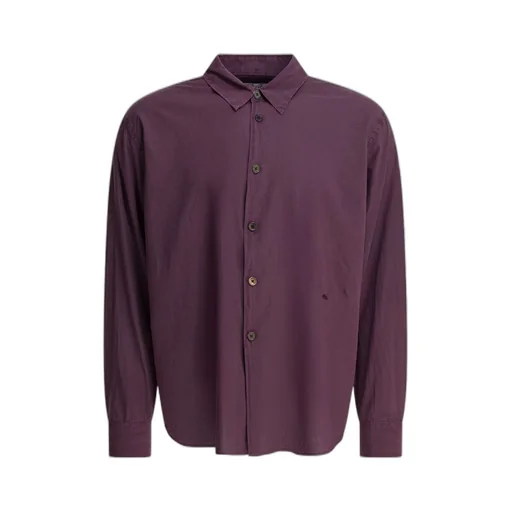 Our Legacy Long-Sleeved Curved Hem Shirt
