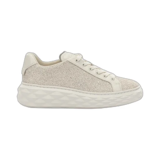 Jimmy Choo Embellished Lace-Up Sneakers