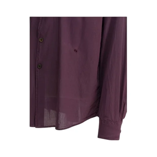 Our Legacy Long-Sleeved Curved Hem Shirt