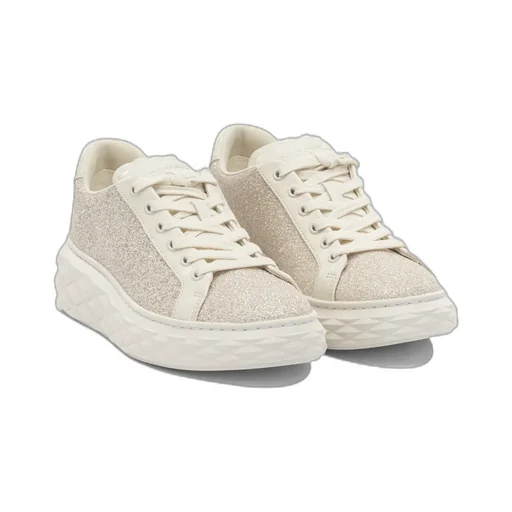 Jimmy Choo Embellished Lace-Up Sneakers
