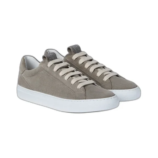 Brunello Cucinelli Lace-Up Low-Top Sneakers