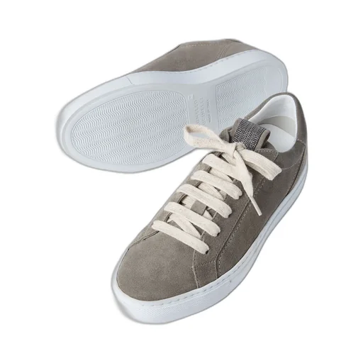 Brunello Cucinelli Lace-Up Low-Top Sneakers