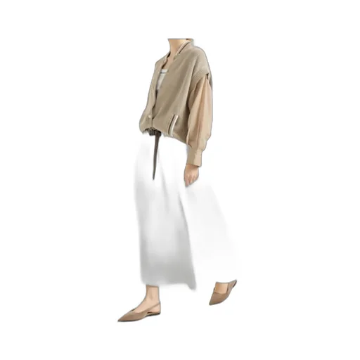 Brunello Cucinelli Monili Detailed A-Line Midi Skirt