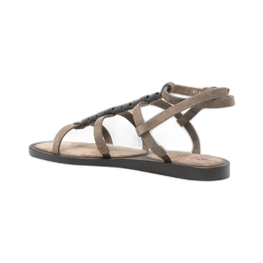 Beaded Strappy Sandals