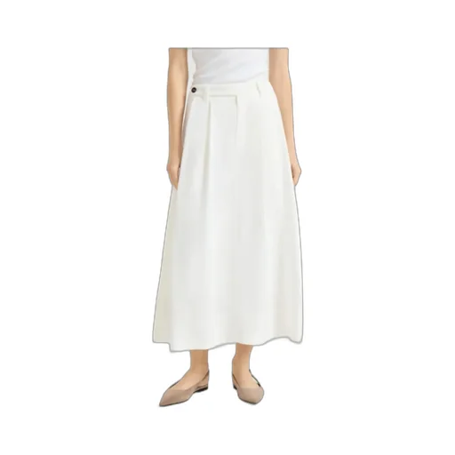 Brunello Cucinelli Monili Detailed A-Line Midi Skirt