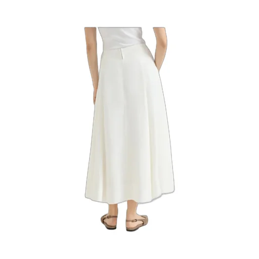 Brunello Cucinelli Monili Detailed A-Line Midi Skirt