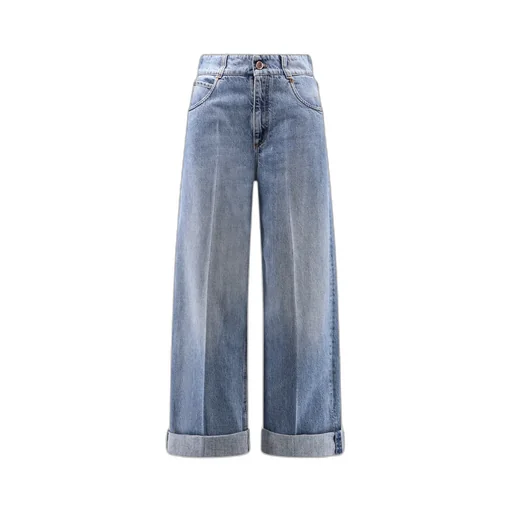 Brunello Cucinelli Logo Patch Straight Leg Pants