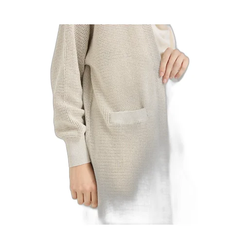 Brunello Cucinelli Maxi Lurex Cardigan