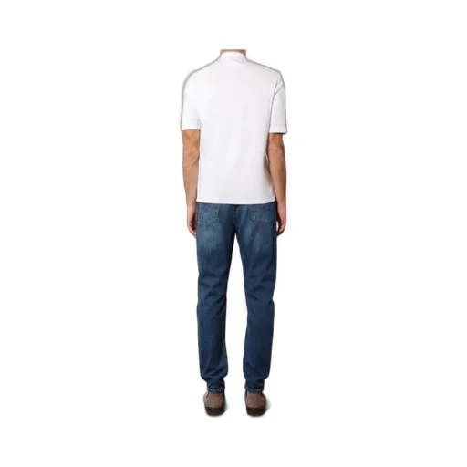 Brunello Cucinelli Jersey Mock Neck T-Shirt
