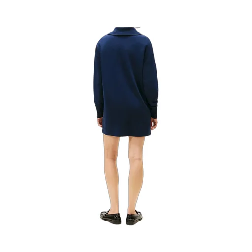 Zip-Up Logo-Detail Mini Dress