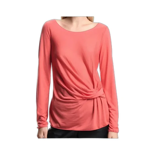 Round-Neck Long-Sleeved Knitted Sweater