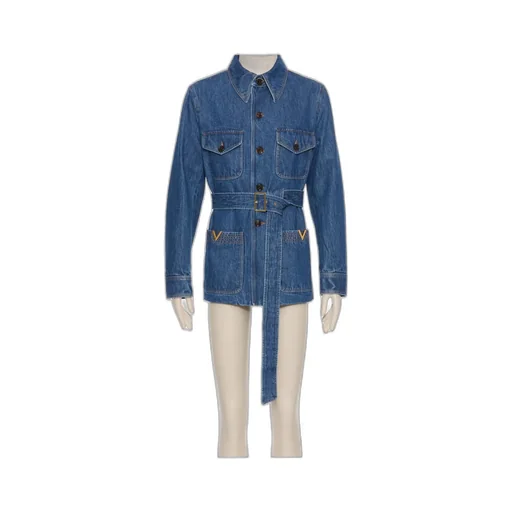 Long-Sleeved Denim Jacket