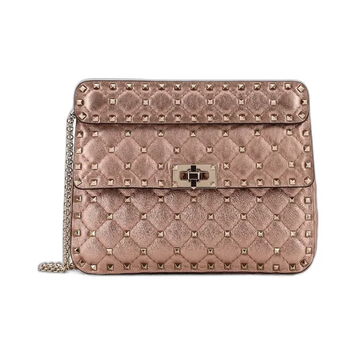 Valentino	Garavani Rockstud Spike Foldover Top Shoulder Bag