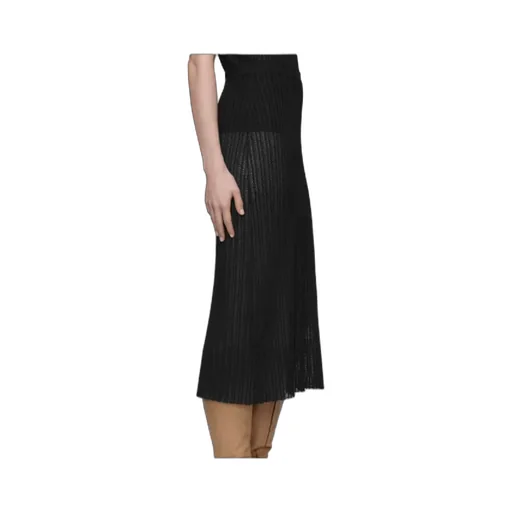 Maison Margiela Ribbed Knit Midi Skirt