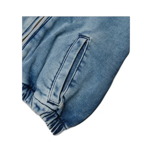 Diesel Kids Oval-D Embroidered Denim Jacket