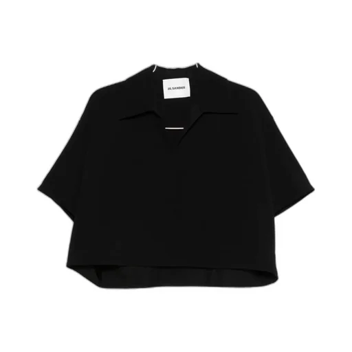 Jil Sander Short Sleeve V-Neck T-Shirt
