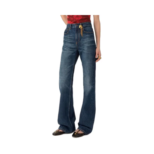 Chloé Charm High-Rise Straight-Leg Jeans