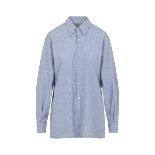 Maison Margiela Striped Straight Hem Shirt