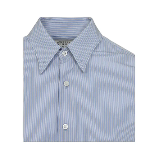 Maison Margiela Striped Straight Hem Shirt