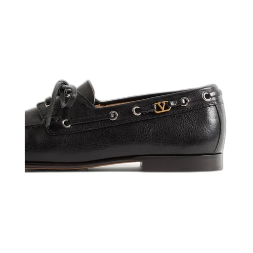 Valentino Square Toe Slip-On Loafers