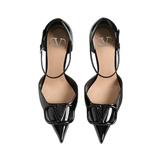 Valentino Vlogo Signature Pointed Toe Pumps