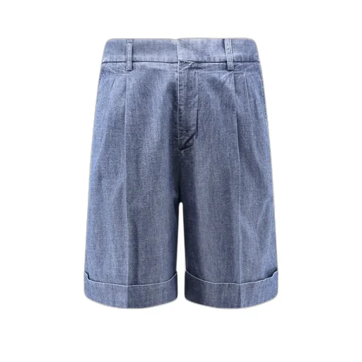 Valentino Turn-Up Hem Denim Shorts