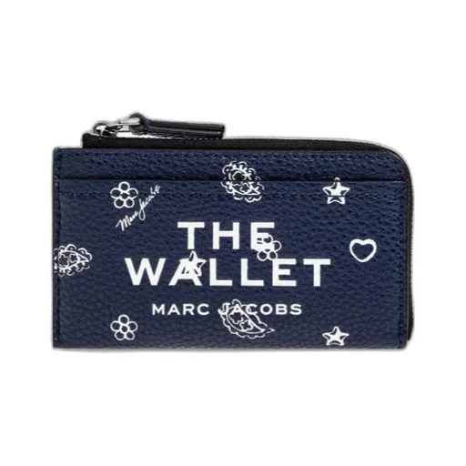 Logo Zipper Card Holder