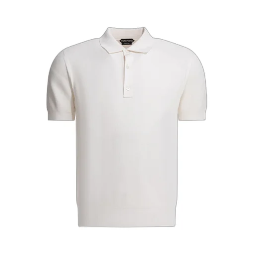 Tom Ford Short-Sleeved Knitted Polo Shirt
