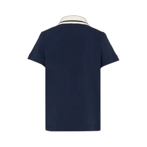 Fendi Kids Logo Detailed Polo Shirt